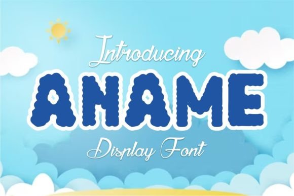 Aname: The Playful Display Font for Brand Identity