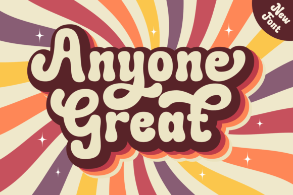 Anyone Great: The Fun Display Font for Handmade Brands