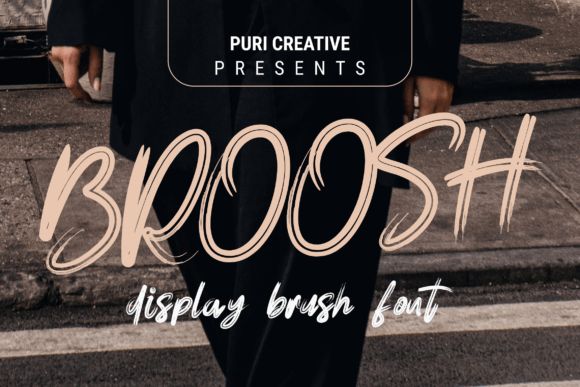 Broosh: A Dynamic Display Font for Modern Web Design