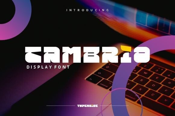 Cambrio: The Bold Urban Display Font for Modern Branding