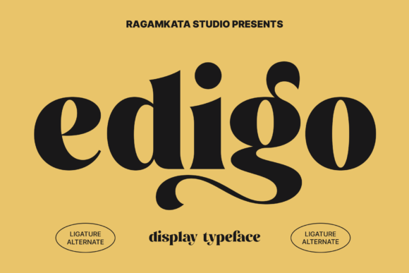 Edigo: The Vintage Display Font for Modern Campaigns