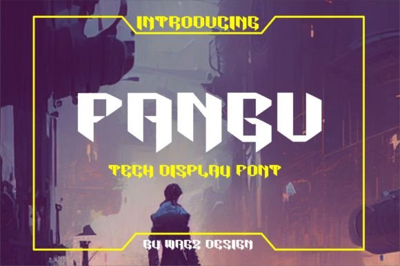 Fangu Typeface: A Tech-Inspired Display Font for Modern Branding