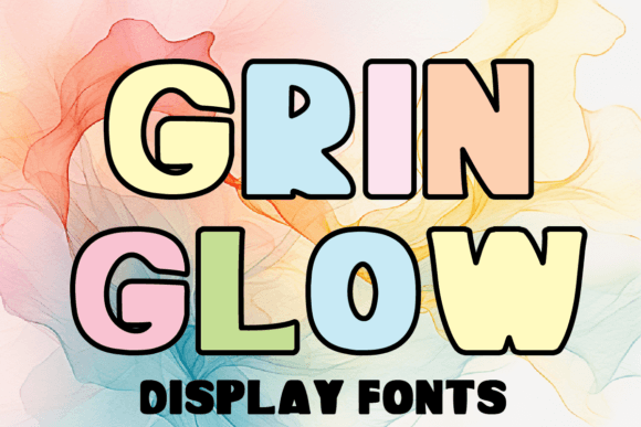Grin Glow: The Bold Display Typeface for Modern Editorial Design