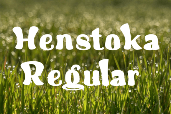 Henstoka: A Playful Display Font for Joyful Editorial Design