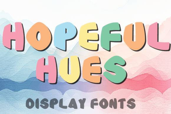 Hopeful Hues: A Premium Display Font for Editorial Design