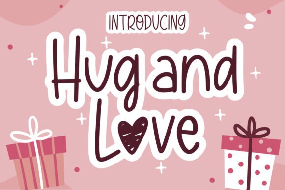 Hug and Love: A Charming Handwritten Typeface for Romantic Branding