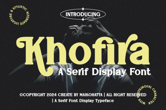 Khofira: A Modern Display Font for Boutique Branding and Crafts