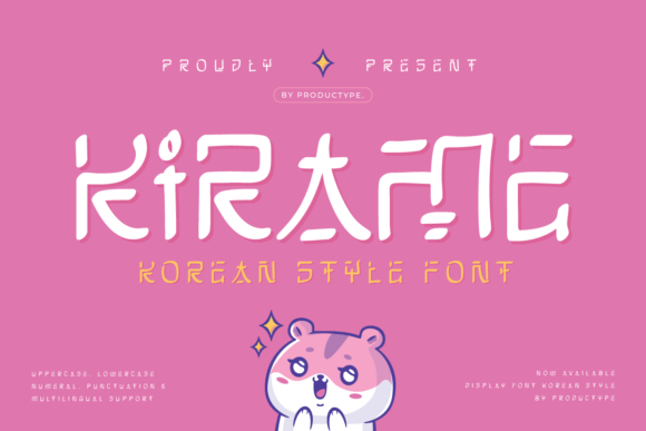 Kirame: The Ultimate Korean Elegance Display Font