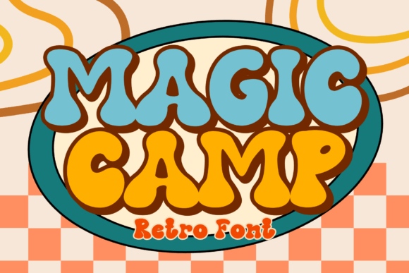 Magic Camp: The Retro Groovy Font for Creative Branding