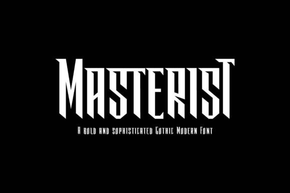 Masterist: The Bold Display Font for Striking Brand Identities