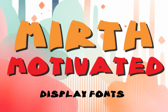 Motivated Mirth: A Vibrant Display Font for Editorial Design