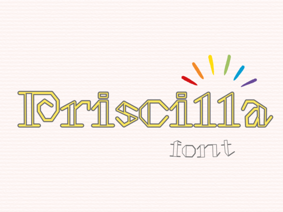 Priscilla: A Whimsical Display Font for Creative Branding