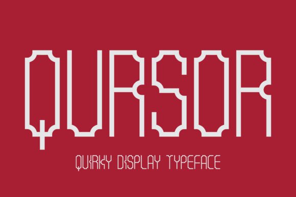 Qursor: The Bold Display Typeface for Handmade Brands