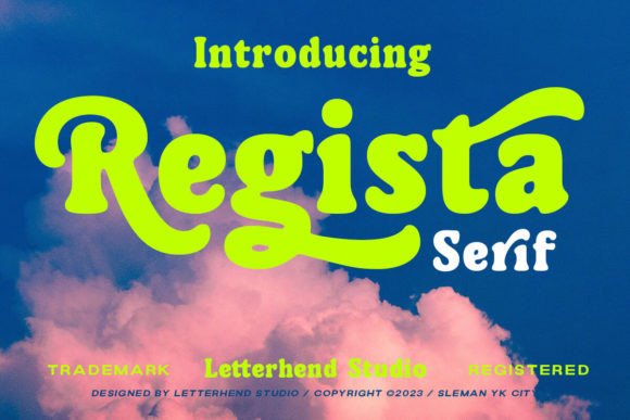 Regista: A Bold Serif Typeface for Modern Editorial Design