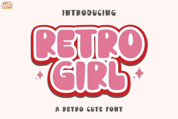 Retro Girl Font for Handmade Creations and Stylish Branding