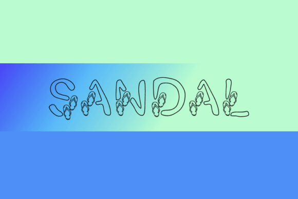 Sandal: A Quirky Display Font for Creative Makers