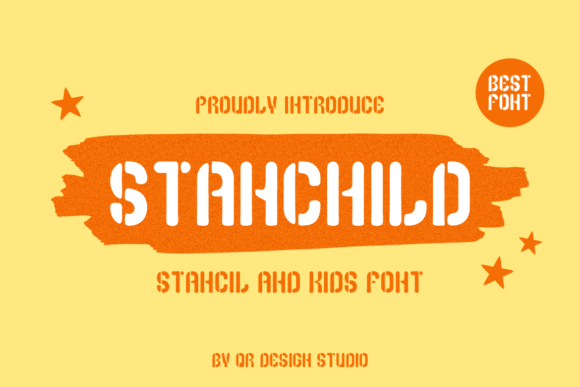 Stanchild Display Font for Playful Editorial Design