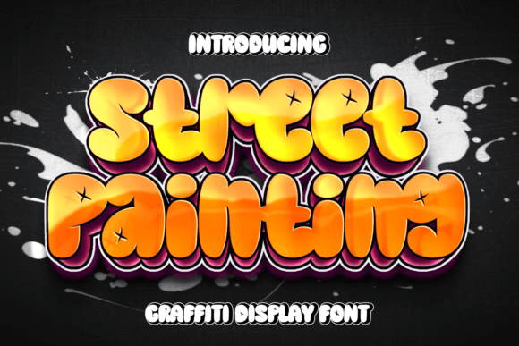Street Painting: The Bold Graffiti Typeface for Makers
