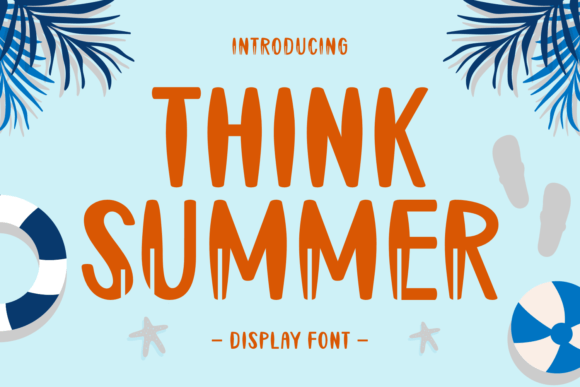 Think Summer: A Joyful Display Font for Modern Web Design