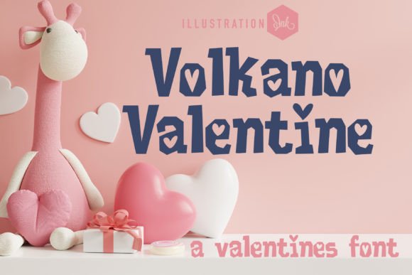 Volkano Valentine: A Chunky Display Font for Editorial Design