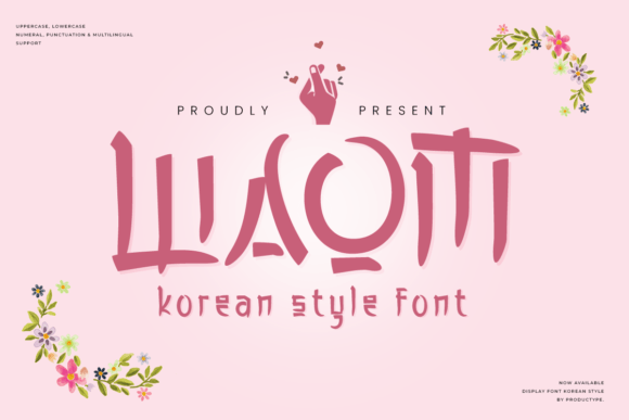 Waom: The Korean Elegance Font for Handmade Branding