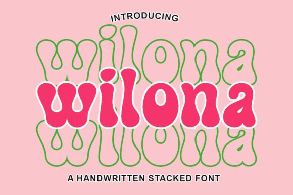 Wilona: The Perfect Display Font for Handmade Crafts
