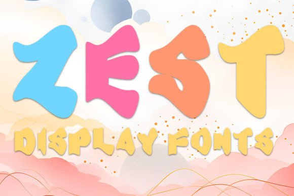 Zest: A Playful Display Typeface for Editorial Design