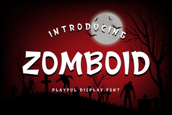 Zomboid: The Spooky Display Font That Transforms Your Brand Identity